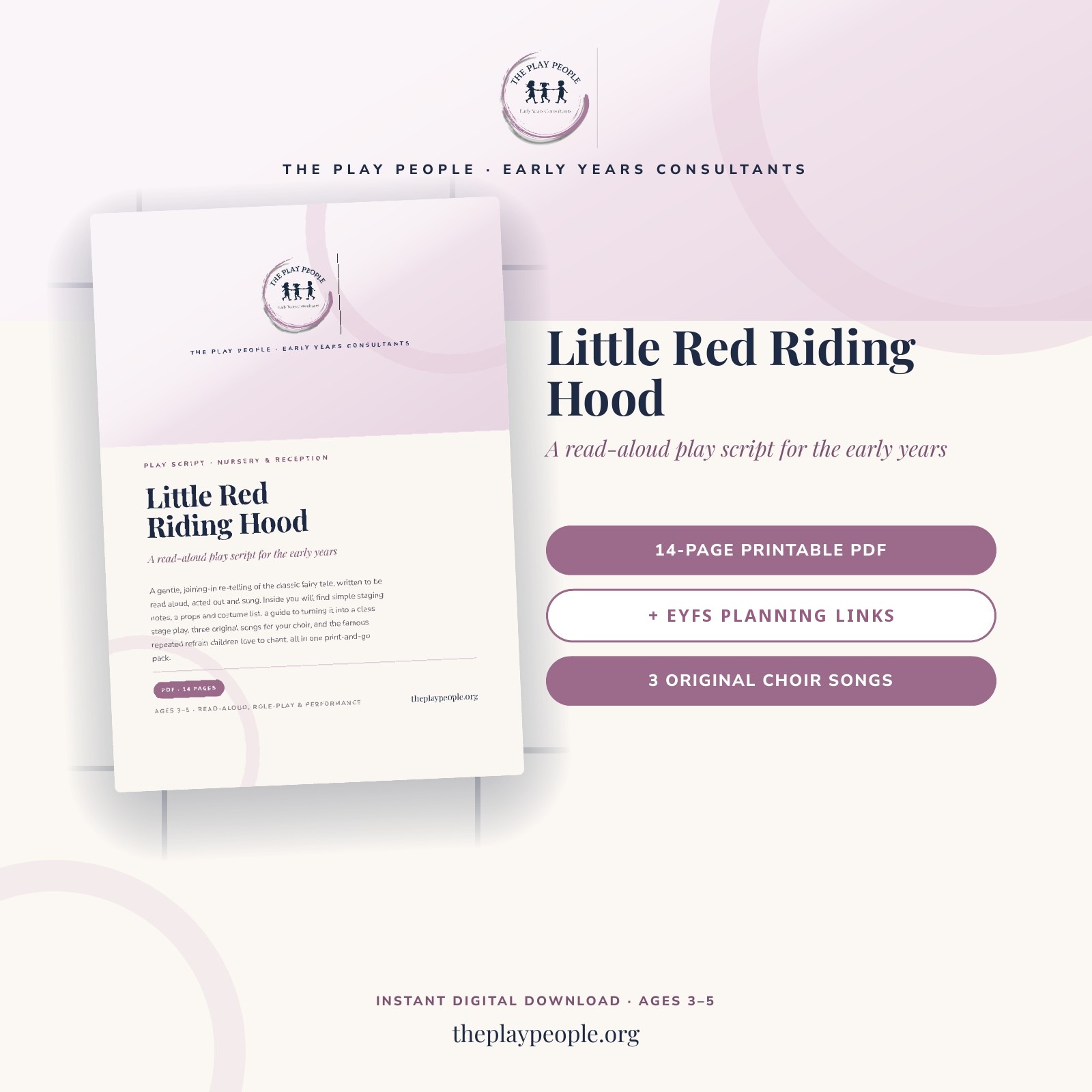 Little Red Riding Hood Playscript